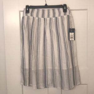 Brand New High Waisted Pinstriped Skirt